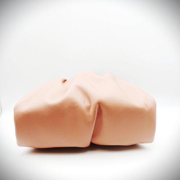 THEMOIRE Vegan Leather Dusty Rose Color Shoulder Handbag - Picture 6 of 11